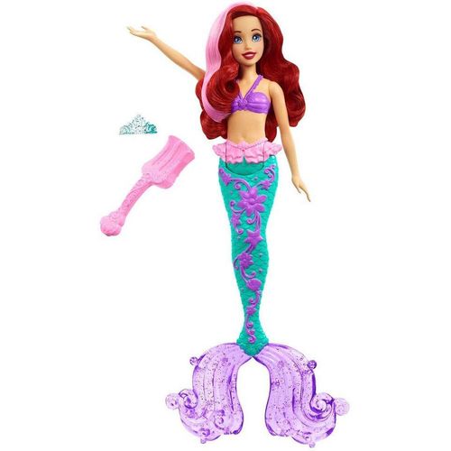 Mattel® Meerjungfrauenpuppe Disney Prinzessin, Arielle-Meerjungfrau, Farbwechsel, bunt