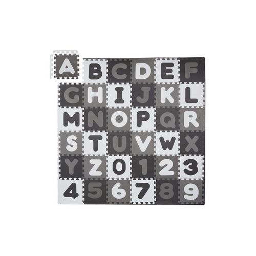 relaxdays Spielmatte Puzzlematte ABC und Zahlen