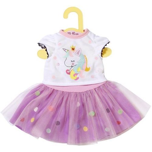 Zapf Creation® Puppenkleidung Dolly Moda, Shirt mit Tutu 39-46 cm, lila