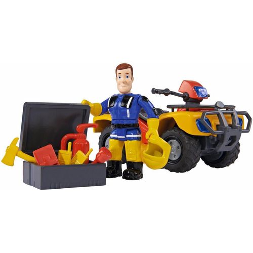 SIMBA Spielzeug-Auto Feuerwehrmann Sam, Quad Mercury mit Figur, bunt