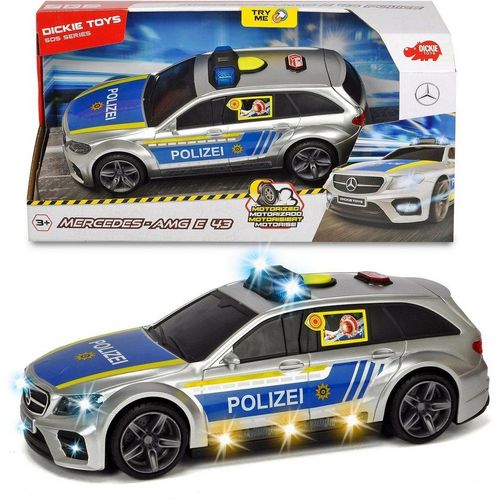 Dickie Toys Spielzeug-Polizei Mercedes AMG E43, blau|silberfarben