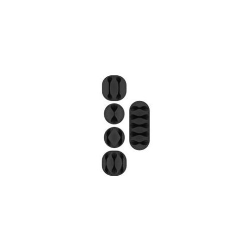 Kabel Management Set, Kabelführung schwarz, 5er-Set