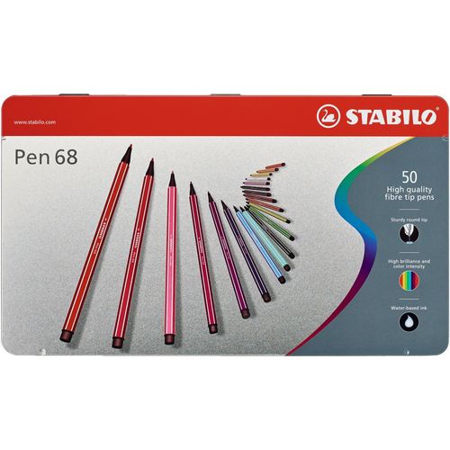 STABILO Faserstift »Pen 68 50 Stück«