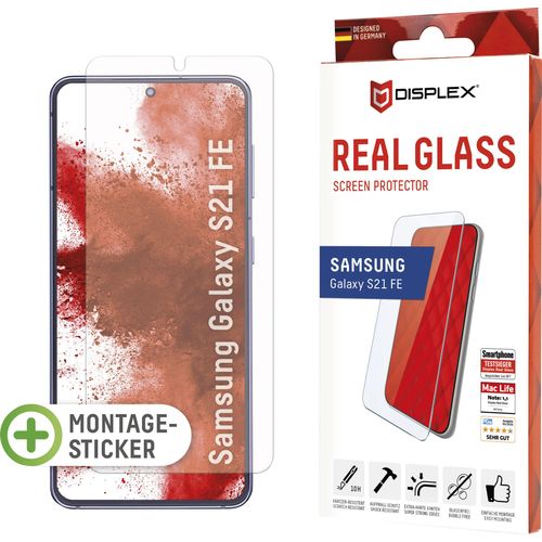 Displex Displayschutzfolie »DISPLEX Real Glass für Samsung Galaxy S21 FE«