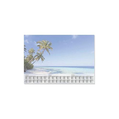 SIGEL Schreibtischunterlage Beach blau 30 Blatt