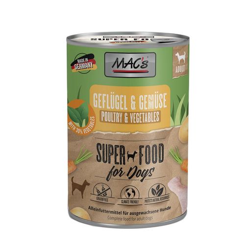 MAC's Dog Geflügel und Gemüse 12x400g