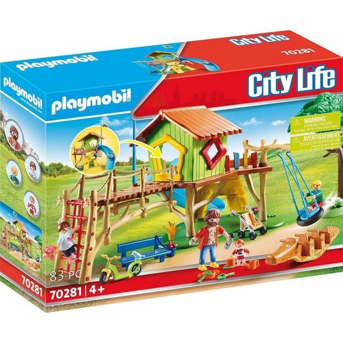 Playmobil® Konstruktions-Spielset Abenteuerspielplatz (70281), City Life, (83 St), Made in Germany, bunt