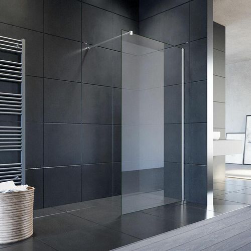 Sonni – Duschkabine Walk-in Dusche Duschwand 8mm nano esg Glas Duschabtrennung 76x200cm