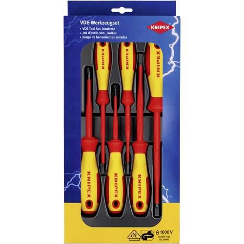 Knipex Knipex-Werk VDE Schraubendreher-Set 6teilig Schlitz, Kreuzschlitz Phillips