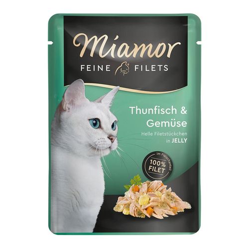 Miamor Feine Filets Thunfisch und Gemüse im Frischebeutel 48x100g