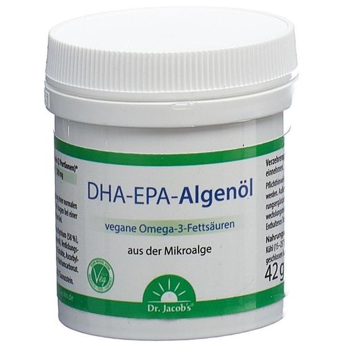 Dr. Jacob's DHA-EPA-Algenöl Kapsel (60 Stück)