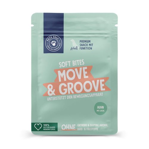 Snack Soft Bites Move & Groove für Hunde - 3x300g