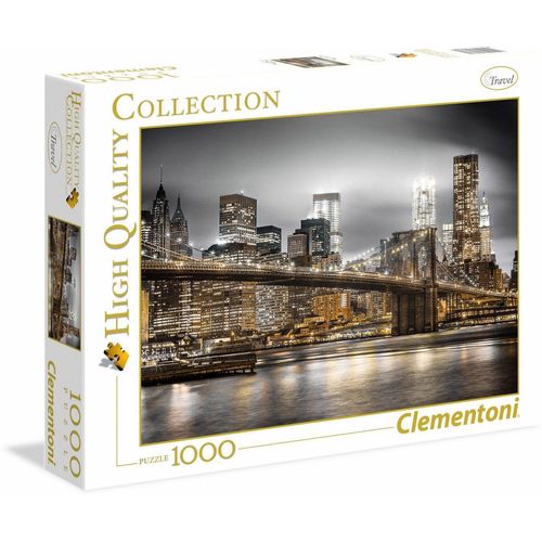 Clementoni® Puzzle High Quality Collection, New York Skyline, 1000 Puzzleteile, Made in Europe, FSC® - schützt Wald - weltweit, bunt