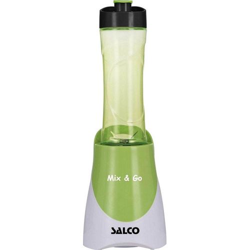SALCO Smoothie-Maker SM-14 »MIX&GO«, 300 W, grau|grün|weiß
