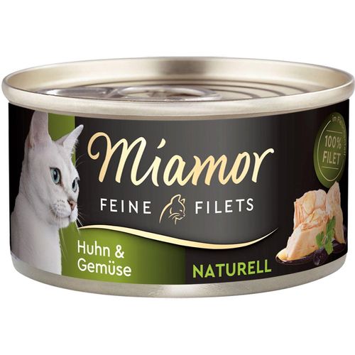 Miamor Feine Filets naturell Huhn & Gemüse 24x80g