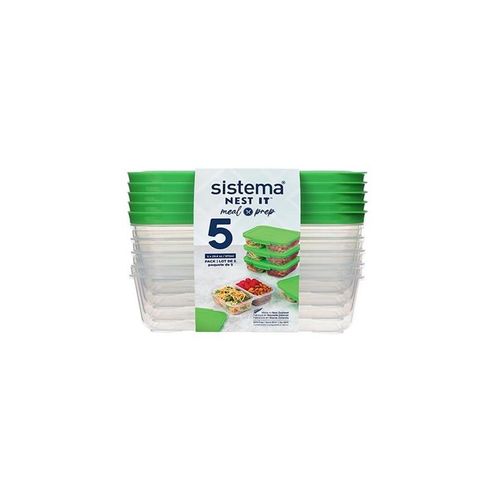 Sistema Meal Prep 5Pack870 ml