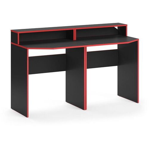 Gaming Tisch Kron, Rot, 140 x 60 cm, Vicco