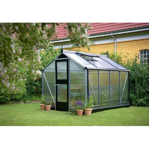 Gewächshaus Juliana Compact 8,2m² Alu silber 10mm Doppelstegplatten
