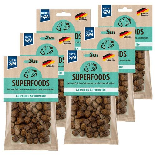 NutriQM Superfoods Leinsaat & Petersilie, 150 gr. - 6er Set