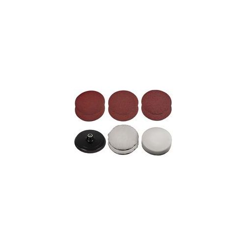 Teller-/ Polier-/ Schleifblatt-Set, 150mm, Schleif- / Poliermittel für Polier- und Schleifmaschinen