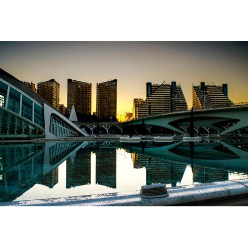 queence Acrylglasbild »Seebrücke an einer St«