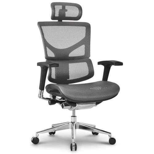CLP Bürostuhl Spokane Ergonomic I Ergonomischer Schreibtischstuhl I Kopfstütze