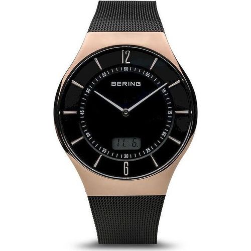 Bering 51640-166 Slim Funkuhr Herrenuhr 40mm 5ATM