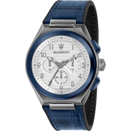 MASERATI Quarzuhr QUARZ 100% Edelstahl blau
