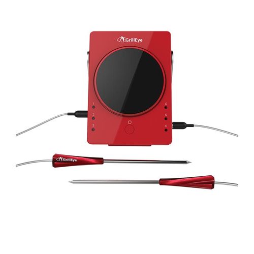 GrillEye® Grillthermometer / Fleisch-Thermometer mit Bluetooth und 6 Sensoren