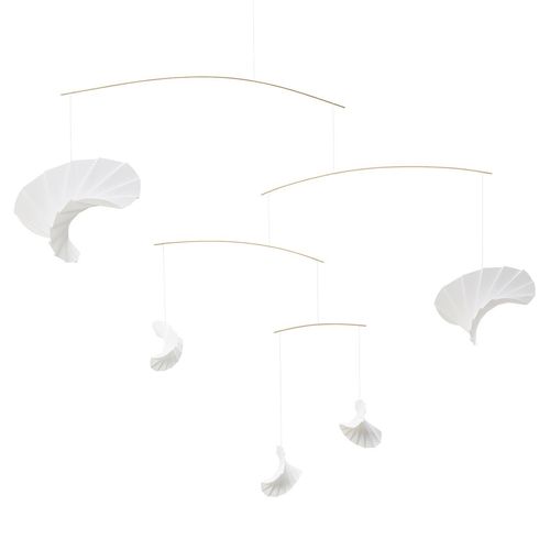 Flensted Mobiles - Waves 5 Mobile, weiss