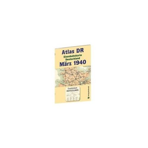 ATLAS DR März 1940 - Eisenbahnkarte Deutschland