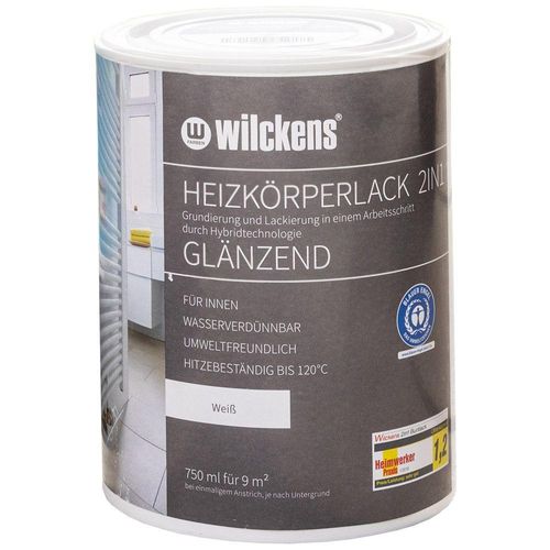 Wilckens Heizkörperlack 2in1, glänzend - Weiß