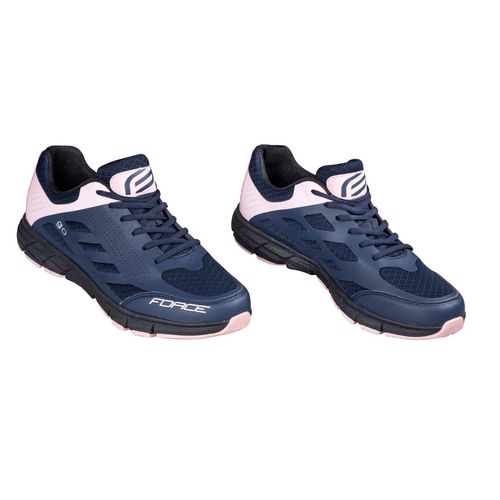 FORCE FORCE GO Fahrradschuhe Damen blau-pink Fahrradschuh