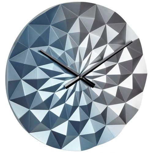 TFA 60.3063.06 DIAMOND Wanduhr blau-metallic