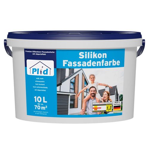 Premium Silikon Fassadenfarbe Aussenfarbe Fassadenweiß Weiß