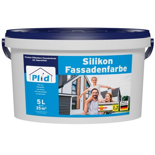 Premium Silikon Fassadenfarbe Aussenfarbe Fassadenweiß Weiß