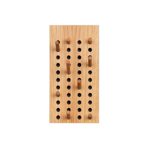 We Do Wood - Scoreboard Garderobe klein, vertikal, Eiche natur