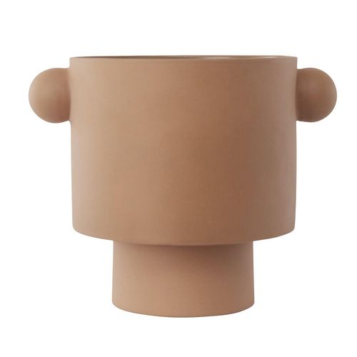 OYOY - Inka Kana Übertopf, Ø 22 x H 23 cm, caramel