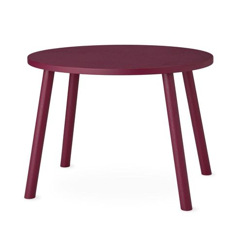 Nofred – Mouse Kindertisch oval 64 x 46 cm, burgundy