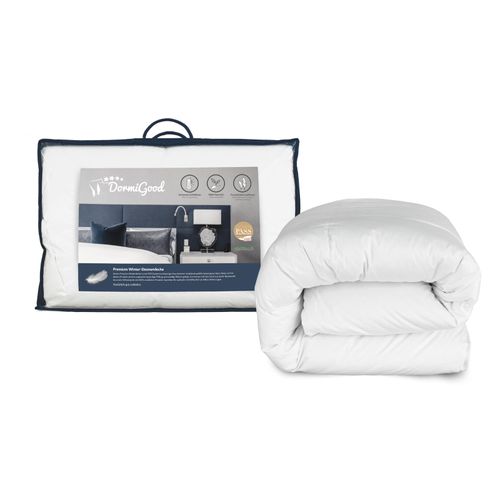 DormiGood® | Premium Daunendecke - 220 x 240 cm - Winterdecke (Wärmegrad 4-5)