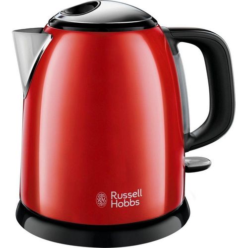 RUSSELL HOBBS Wasserkocher Colours Plus rot 24992-70, 1 l, 2400 W, rot