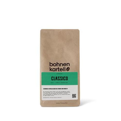 Bohnenkartell – Classico Espresso – 250 g Ganze Bohne