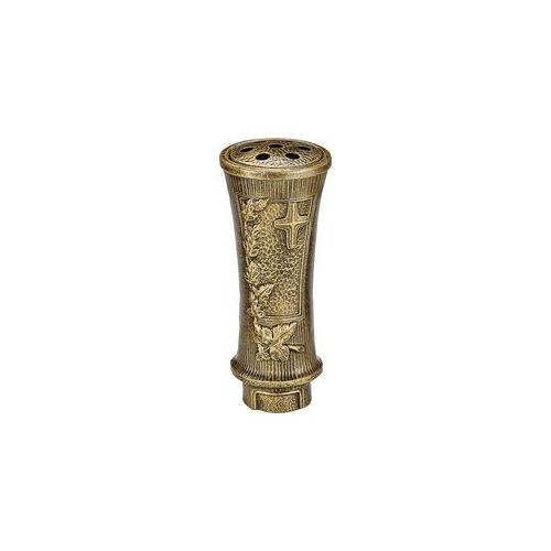 Grabvase 29 cm bronze