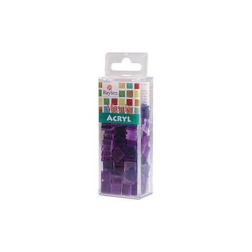 Rayher Mosaiksteine violett Acryl transparent