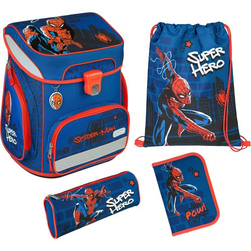 Scooli Schulranzen »EasyFit, Spider Man«, Reflektoren