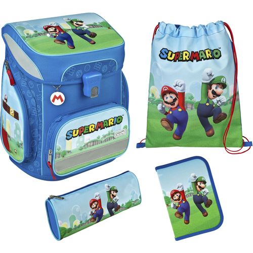 Scooli Schulranzen »EasyFit, Super Mario«, Reflektoren