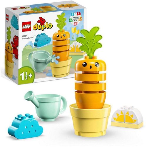 LEGO® Konstruktionsspielsteine Wachsende Karotte (10981), LEGO® DUPLO My First, (11 St), bunt