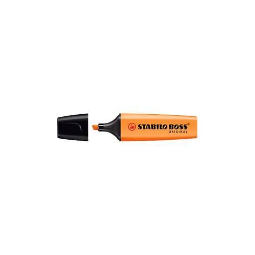 Textmarker STABILO® BOSS Original, Keilspitze, lichtbeständig, schnell trocknend, orange, 1 Stück