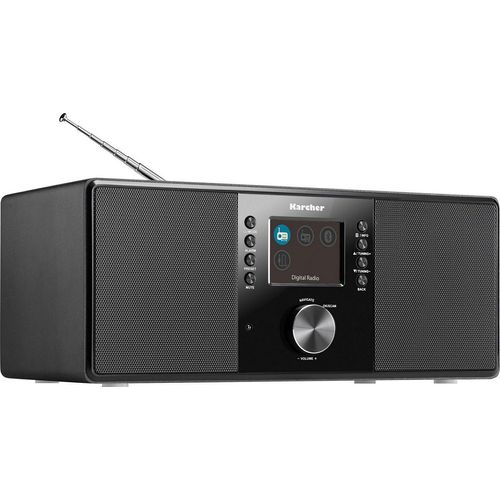 Karcher DAB 5000+ Digitalradio (DAB) (Digitalradio (DAB), FM-Tuner, UKW mit RDS, 10 W), schwarz