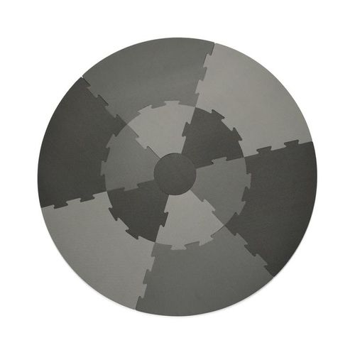 Spielmatte ROUND PUZZLE (122x122) 13-teilig in elephant grey
